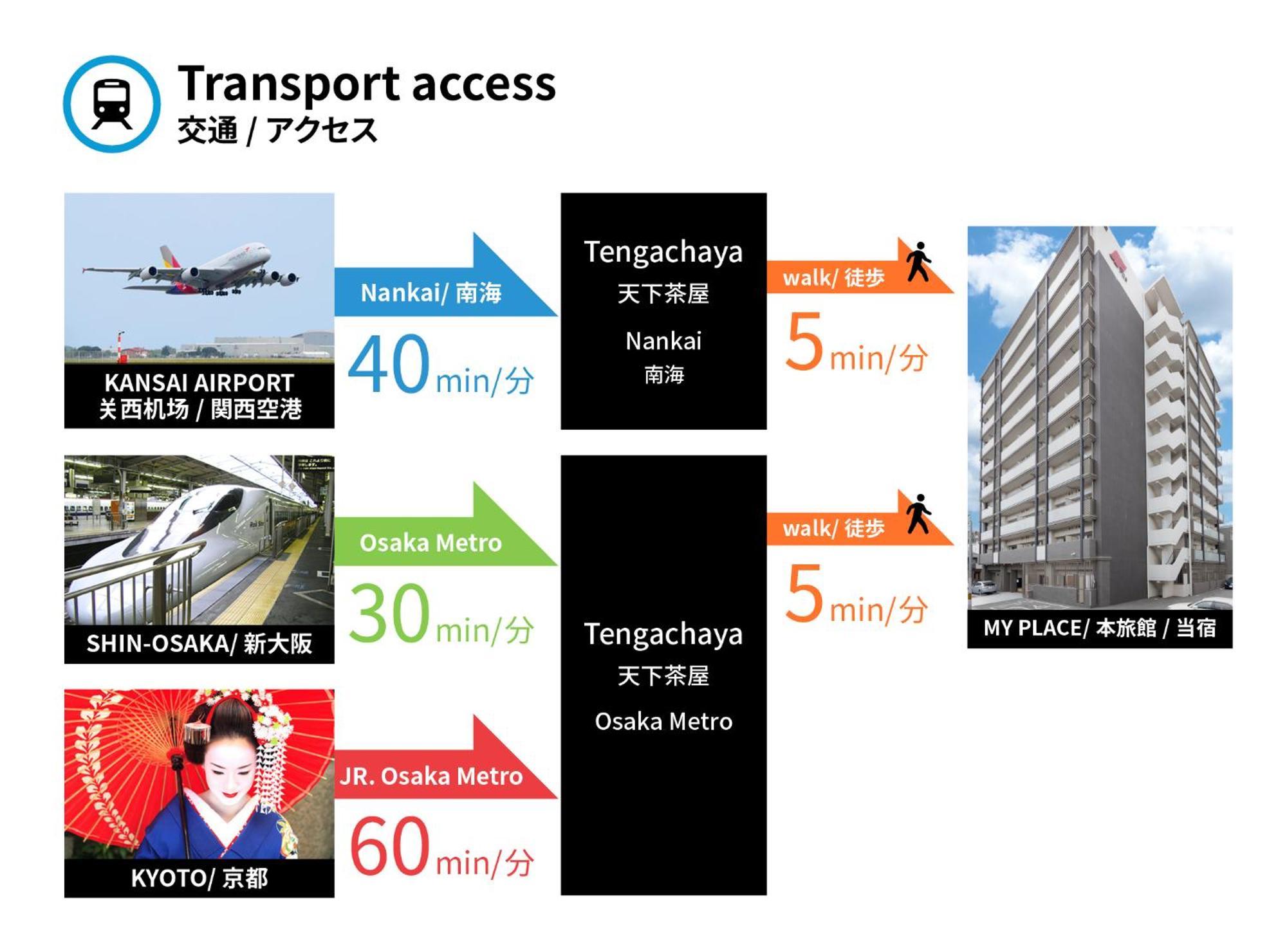 Fds Plaisir Apartment Osaka Luaran gambar